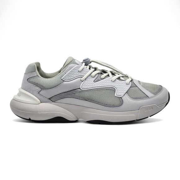 Dior B24 Sneakers - Mesh and Leather - Gray 47.5 14.5 $1250 - Picture 3 of 11